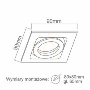 Oprawa wpuszczana Robo Aluminium Szczotkowane GU10 90 mm Open Design Highlights small 1