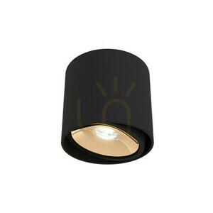 Lampa sufitowa Neo czarna złota GU10 8W Open Design Highlights 130 mm small 3