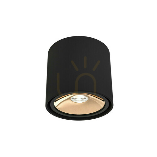 Sprawdź Lampa sufitowa Neo czarna złota GU10 8W Open Design Highlights 130 mm