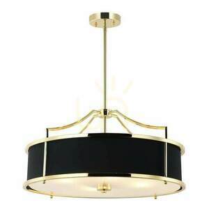 Lampa wisząca Stanza 4xE27 biała złoto czarna Open Design Highlights small 2