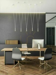 Lampa wisząca Viva III biała Open Design Highlights 3x G9 aluminium small 2