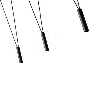 Lampa wisząca Viva III czarna G9 3-punktowa Open Design Highlights small 1