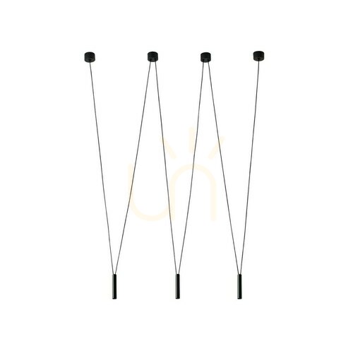Sprawdź Lampa wisząca Viva III czarna G9 3-punktowa Open Design Highlights