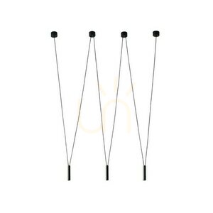 Lampa wisząca Viva III czarna G9 3-punktowa Open Design Highlights small 0