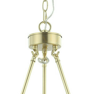 Lampa wisząca Verno Open Design Highlights biało-złota 6xE14 Ø550 mm small 5