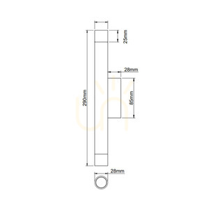 Kinkiet Q biało-złoty LED 2x G9 28 mm Open Design Highlights small 4