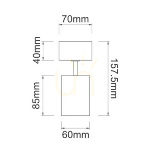 Lampa sufitowa Kika Czarna Złota GU10 8W Open Design Highlights small 3
