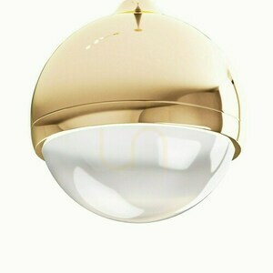 Lampa wisząca Bolicina Transparentna Złota Open Design Highlights LED 3000K small 4