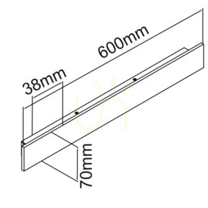 Kinkiet LED Ante Nero 60 Czarny Matowy Aluminium Open Design Highlights small 3