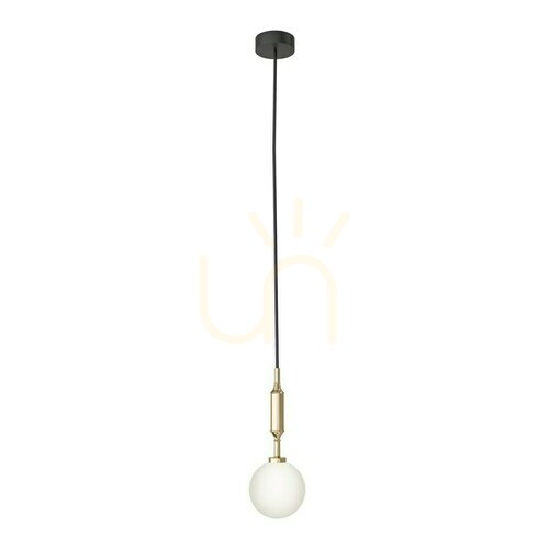 Sprawdź Lampa wisząca Ero I Gold A Open Design Highlights biała opal złota G9 metal szkło