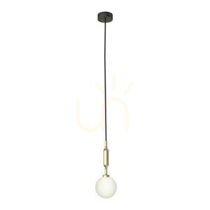 Lampa wisząca Ero I Gold A Open Design Highlights biała opal złota G9 metal szkło small 0
