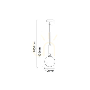 Lampa wisząca Ero Open Design Highlights biało-złota, szkło metal G9 1x8W IP20 small 5