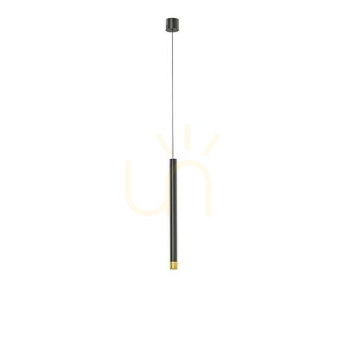Sprawdź Lampa wisząca Q czarno-złota Open Design Highlights 1x G9 aluminiowa