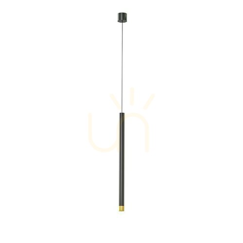 Sprawdź Lampa wisząca Q czarna złota 1-punktowa Open Design Highlights G9 aluminium metal IP20
