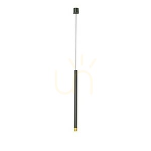 Lampa wisząca Q czarna złota 1-punktowa Open Design Highlights G9 aluminium metal IP20 small 0