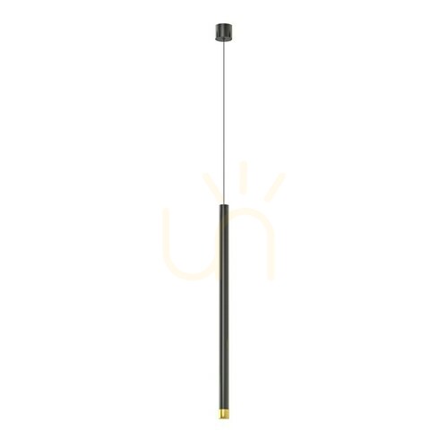 Sprawdź Lampa wisząca Q czarna złota aluminiowa Open Design Highlights 1500 mm