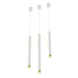 Lampa wisząca Q biało-złota Open Design Highlights aluminium G9 3,5W 1-punktowa small 4