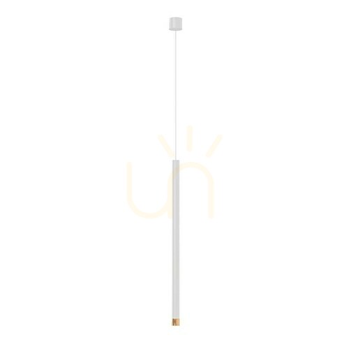 Sprawdź Lampa wisząca Q biała różowe złoto Open Design Highlights G9 150 cm