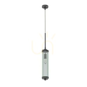 Lampa wisząca Fiatto czarna matowa szklana Open Design Highlights small 0
