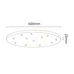 Lampa wisząca Ero XII Cromo 60 Open Design Highlights biała chrom metal szkło small 5