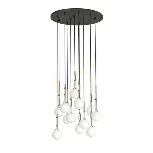 Sprawdź Lampa wisząca Ero XII Cromo 60 Open Design Highlights biała chrom metal szkło