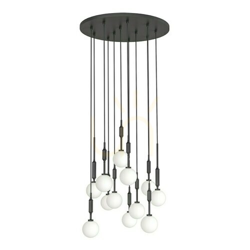 Sprawdź Lampa wisząca Ero XII 12x G9 biało-czarna Open Design Highlights