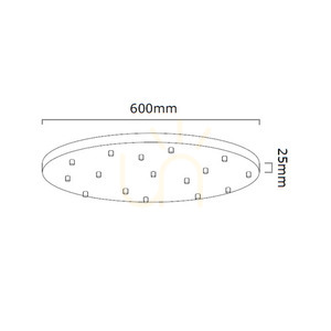 Lampa wisząca Ero XVI Gold 60 Open Design Highlights, metal szkło, biały opal czarny złoty small 5