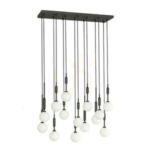 Lampa wisząca Ero XIV czarna 80x25 Open Design Highlights small 3
