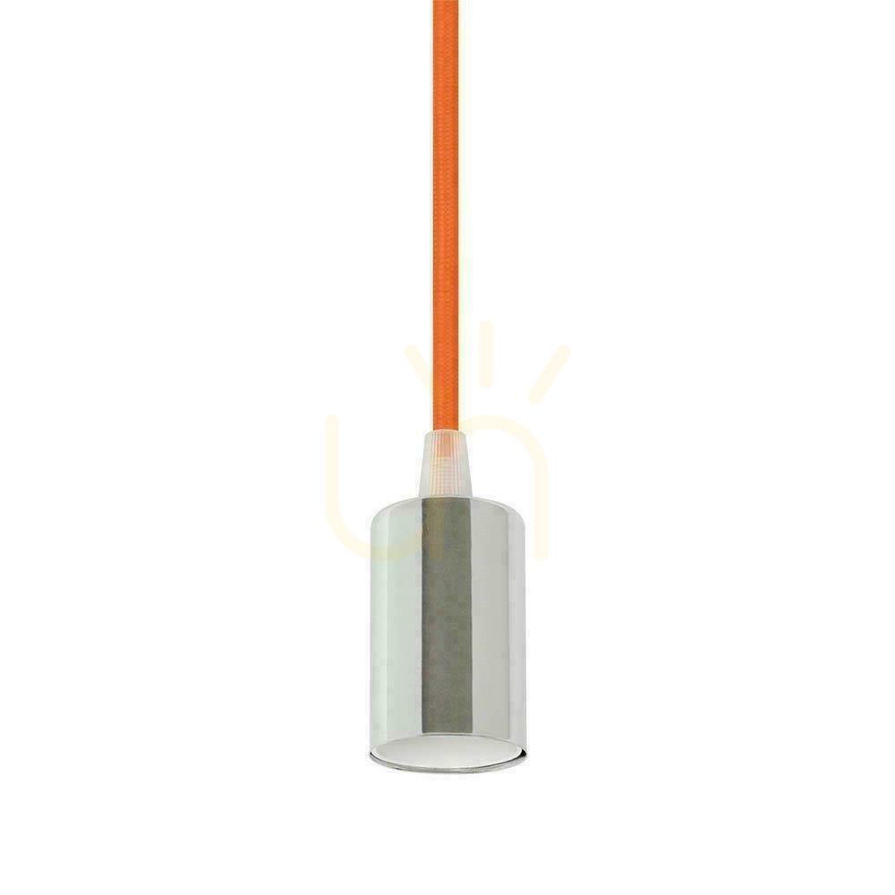 Zobacz Oprawa Zwieszana V-TAC Chrom Metal Pomarańczowy przewód VT-7338-O 5 Lat Gwarancji Oprawa Zwieszana V-TAC Chrom Metal Pomarańczowy przewód VT-7338-O 5 Lat Gwarancji