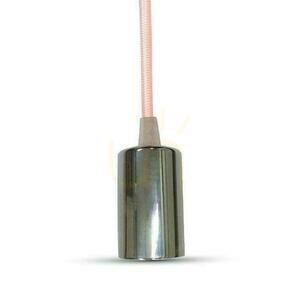 Oprawa Zwieszana V-TAC Chrom Metal Różowy przewód VT-7338-PK 5 Lat Gwarancji small 3