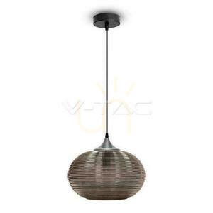 Oprawa Zwieszana V-TAC Seria Diamond Cut Szkło Dymione fi330mm VT-7350-HB 5 Lat Gwarancji small 1
