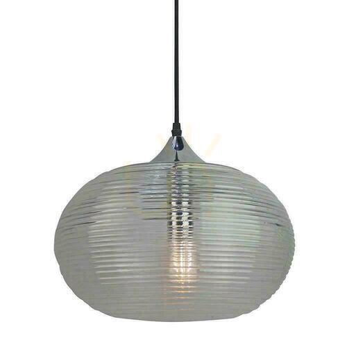 Sprawdź Oprawa Zwieszana V-TAC Seria Diamond Cut Szkło Dymione fi330mm VT-7350-HB 5 Lat Gwarancji