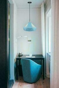 Lampa wisząca V-TAC Pryzmat VT-7310-B niebieska E27 31 × 18 cm small 1