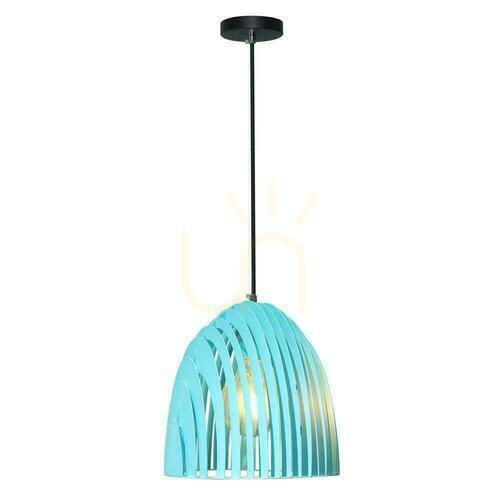 Sprawdź Oprawa Zwieszana V-TAC Cone Seria Pryzmat Niebieski E27 D250x270mm VT-7255-B 5 Lat Gwarancji