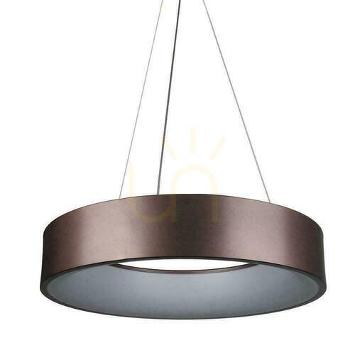 Sprawdź Oprawa zwieszana LED V-TAC 20W Okrągła Ściemnialna Kawowy VT-25-1-C 3000K 1500lm 3 Lata Gwarancji