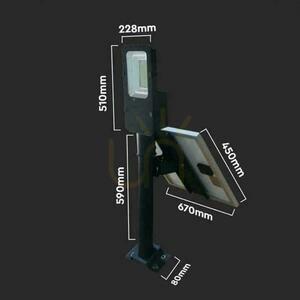 Oprawa Uliczna Solarna V-TAC 50W LED IP65 VT-ST200 4000K 4000lm small 1
