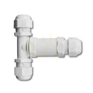 Złączka Mufa Hermetyczna 3x3Pin Biała Trójnik 0.5-4mm2 Średnica przewodu 8-12mm IP68 V-TAC VT-869 1 Złączka Mufa Hermetyczna 3x3Pin Biała Trójnik 0.5-4mm2 Średnica przewodu 8-12mm IP68 V-TAC VT-869 small 1