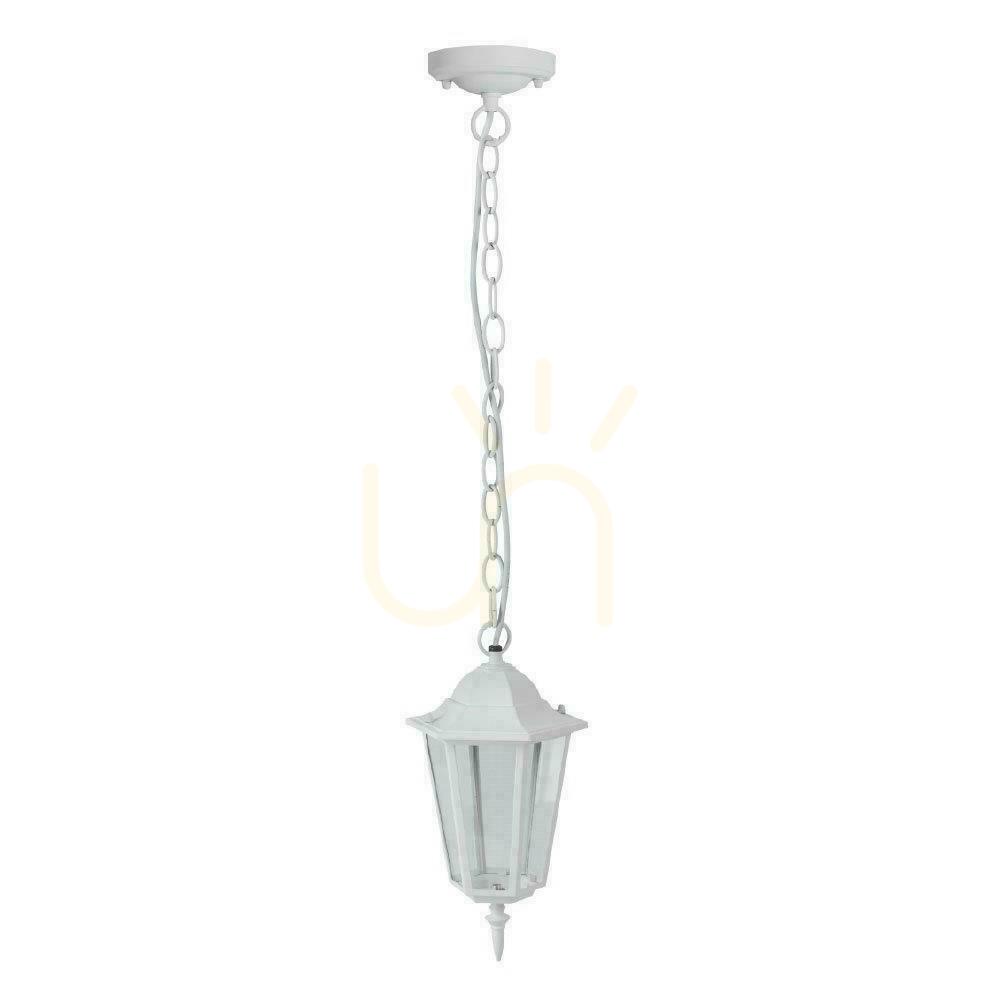 Sprawdź Oprawa Zwieszana Ogrodowa na Łańcuchu V-TAC Lamp Biały Mat VT-752 Oprawa Zwieszana Ogrodowa na Łańcuchu V-TAC Lamp Biały Mat VT-752
