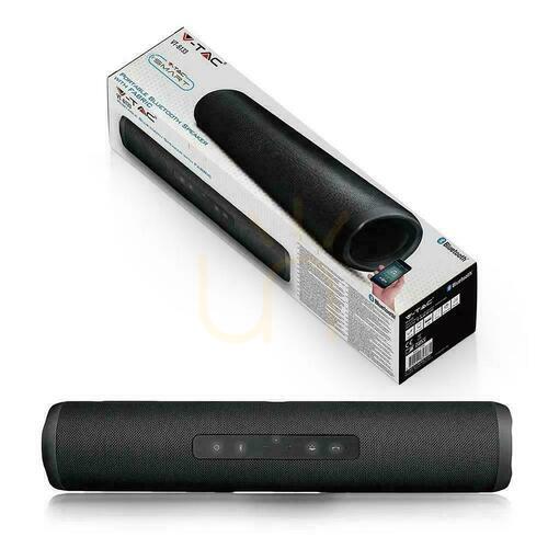 Sprawdź Przenośny Głośnik V-TAC Bluetooth Touch Button & FM USB Micro SD TWS 1200mAh VT-6133