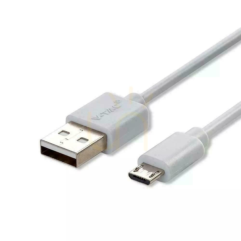 Zobacz Przewód Micro USB V-TAC 1M Biały Seria Pearl VT-5301 Przewód Micro USB V-TAC 1M Biały Seria Pearl VT-5301
