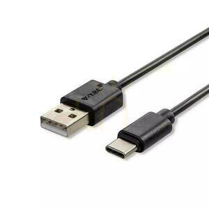 Przewód USB V-TAC Typ C 1M Czarny Seria Pearl VT-5302 small 1