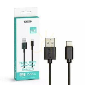 Przewód USB V-TAC Typ C 1M Czarny Seria Pearl VT-5302 small 2