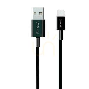 Przewód USB V-TAC Typ C 1M Czarny Seria Pearl VT-5302 small 0