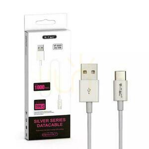 Przewód USB V-TAC Typ C 1M Biały Seria Srebrna VT-5322 1 Przewód USB V-TAC Typ C 1M Biały Seria Srebrna VT-5322 small 1