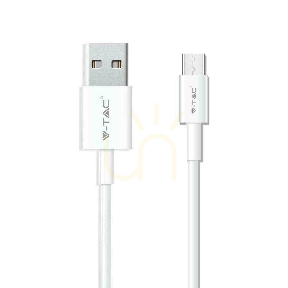 Sprawdź Przewód USB V-TAC Typ C 1M Biały Seria Srebrna VT-5322 Przewód USB V-TAC Typ C 1M Biały Seria Srebrna VT-5322
