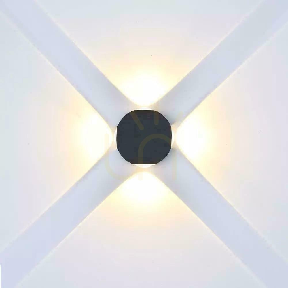 Zobacz Kinkiet Ścienny V-TAC 4W LED Czarny Okrągły IP65 VT-834 4000K 440lm Kinkiet Ścienny V-TAC 4W LED Czarny Okrągły IP65 VT-834 4000K 440lm
