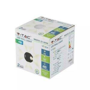 Kinkiet Ścienny V-TAC 4W LED Czarny Okrągły IP65 VT-834 4000K 440lm 3 Kinkiet Ścienny V-TAC 4W LED Czarny Okrągły IP65 VT-834 4000K 440lm small 3