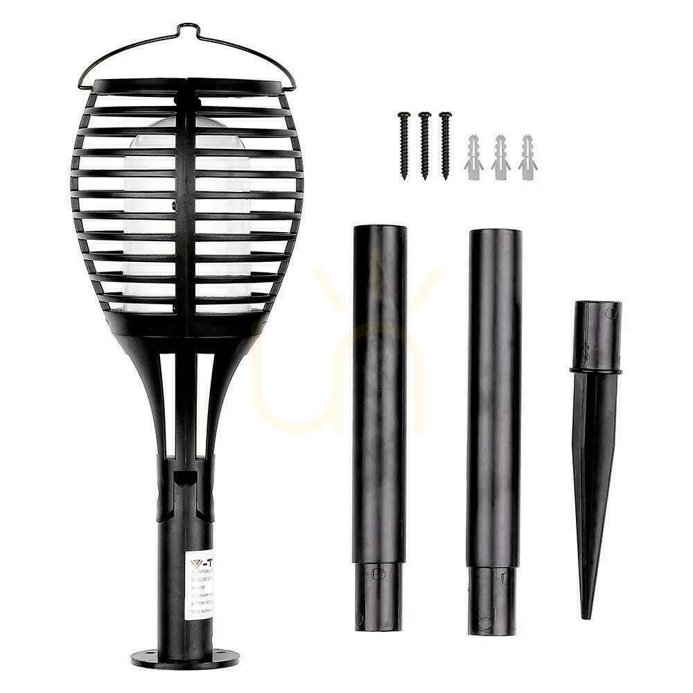 Wyświetl Oprawa Ogrodowa V-TAC Solarna 4 funkcje Efekt Płomienia VT-719 2200K 5lm Oprawa Ogrodowa V-TAC Solarna 4 funkcje Efekt Płomienia VT-719 2200K 5lm