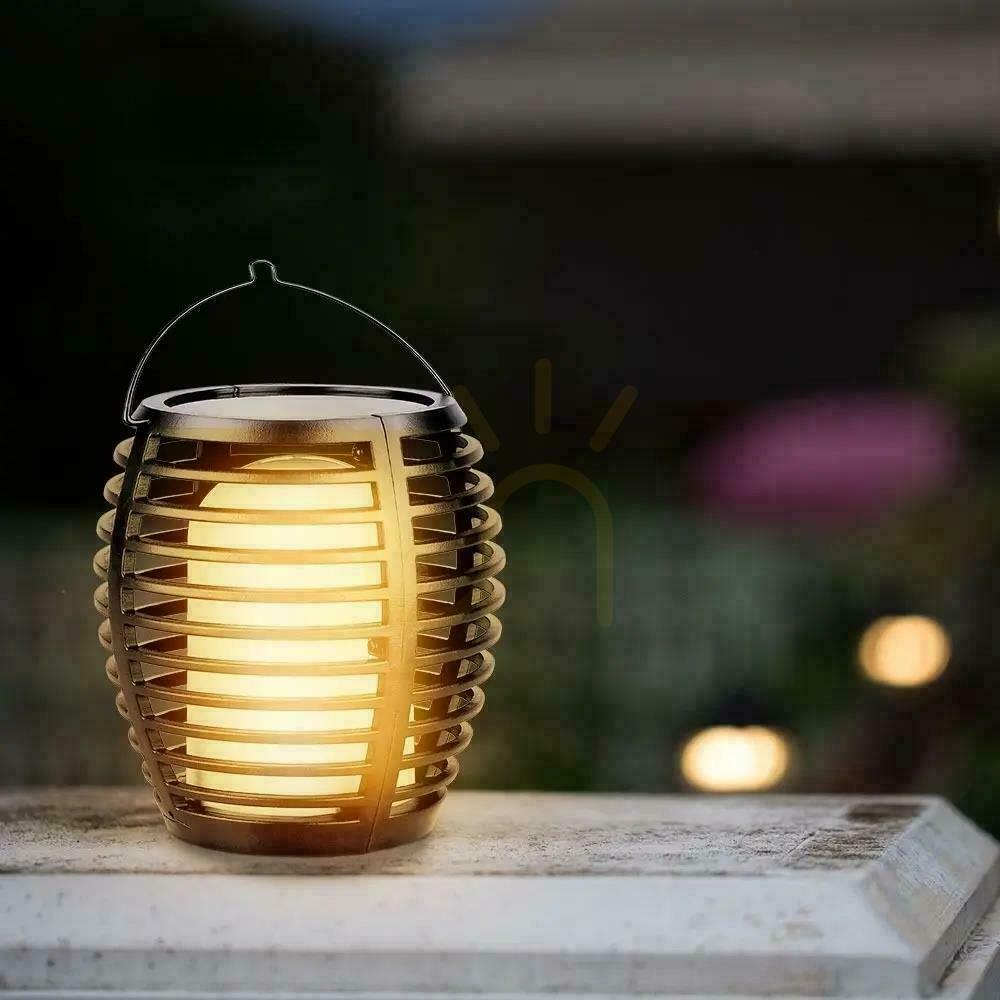 Pokaż Oprawa Ogrodowa V-TAC Solarna 4 funkcje Efekt Płomienia VT-719 2200K 5lm Oprawa Ogrodowa V-TAC Solarna 4 funkcje Efekt Płomienia VT-719 2200K 5lm
