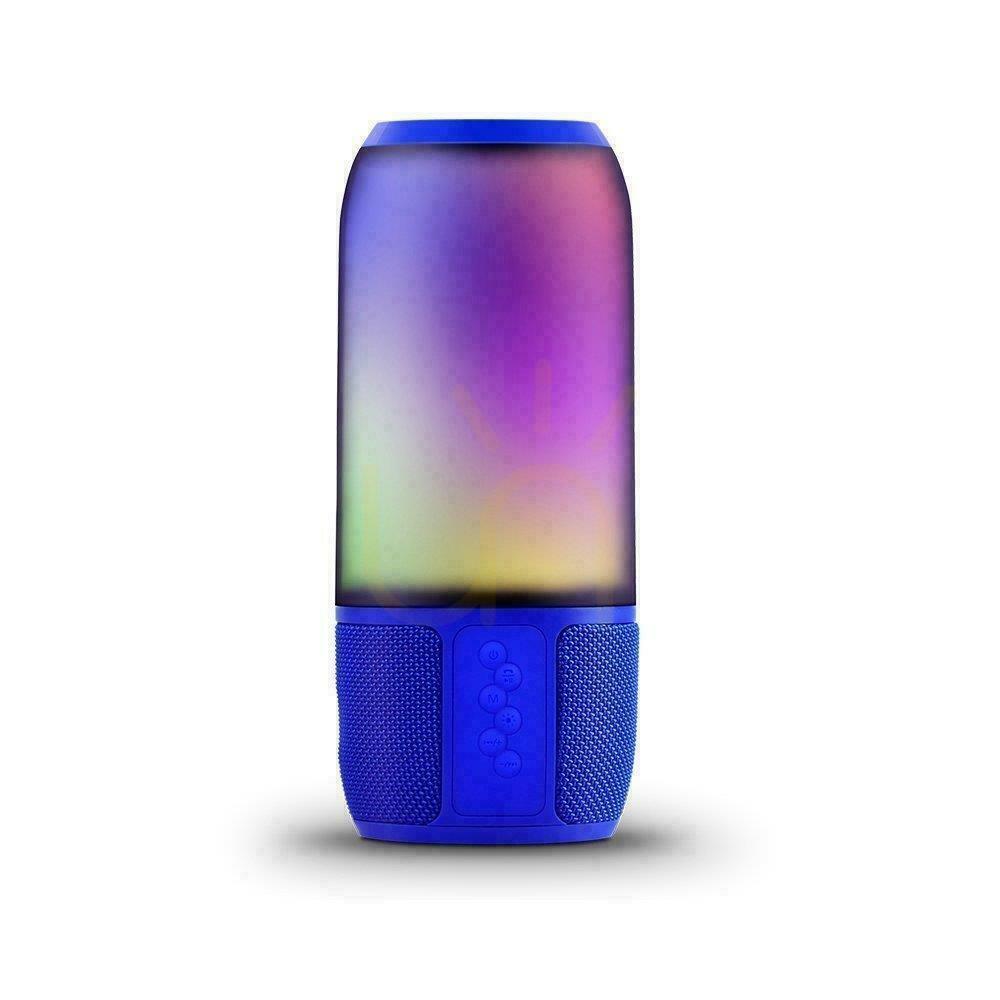 Sprawdź Bezprzewodowy inteligentny głośnik LED V-TAC z technologią Bluetooth 2x3W USB Micro SD Niebieski VT-7456 Bezprzewodowy inteligentny głośnik LED V-TAC z technologią Bluetooth 2x3W USB Micro SD Niebieski VT-7456